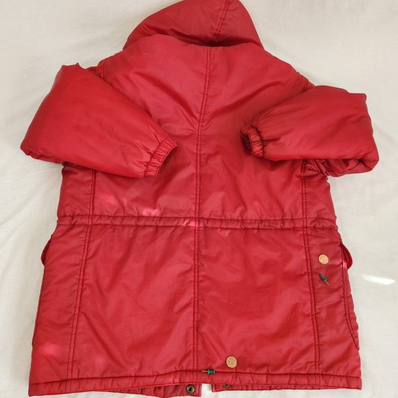 VINTAGE Unisex! *MEC* EUROPEOPLE Outdoor Winter Hoodie Jacket Size 40 (S/M) Red - Picture 15 of 16